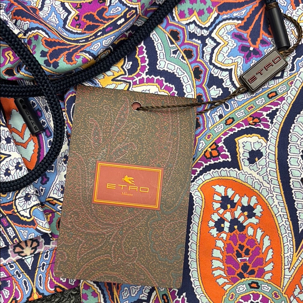 Etro Multicolor Paisley Swim Trunks - Picture 5 of 7